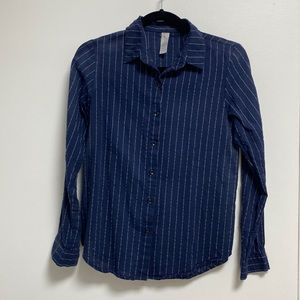 Linen button down, Sz XS/S